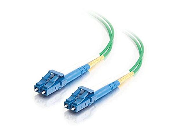 LinkIT fibersnor OS2 LC/LC 3m Duplex | SM | LSZH | Green