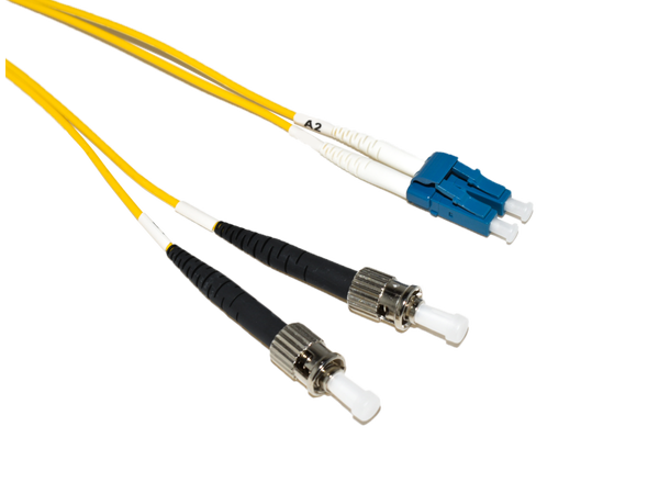 LinkIT fibersnor OS2 LC/ST 15m Duplex | SM | LSZH | Yellow