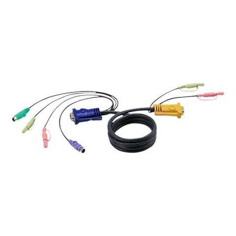 Aten KVM Kabel PS/2 3,0m 2L-5303P VGA | PS/2 | Lyd
