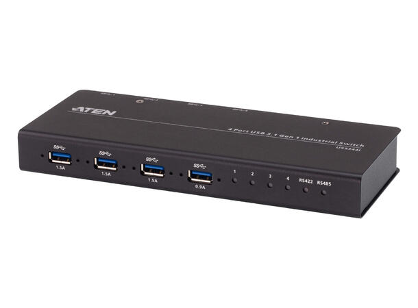 Aten US3344I Styrbar USB 3.1 Switch 4x4 USB 3.1 Gen 1 Industrial Hub Switc