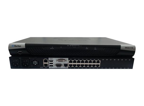 Raritan DKX3-116 16-port KVM-over-IP switch, 1 remote use