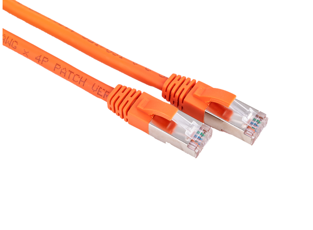 LinkIT S/FTP Patch Cat.6a orange 0.5m AWG 26/7 | LSZH | Snagless