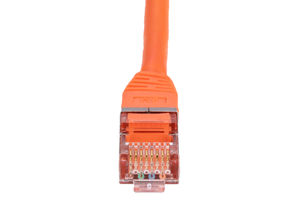 LinkIT S/FTP Patch Cat.6a orange 0.5m AWG 26/7 | LSZH | Snagless