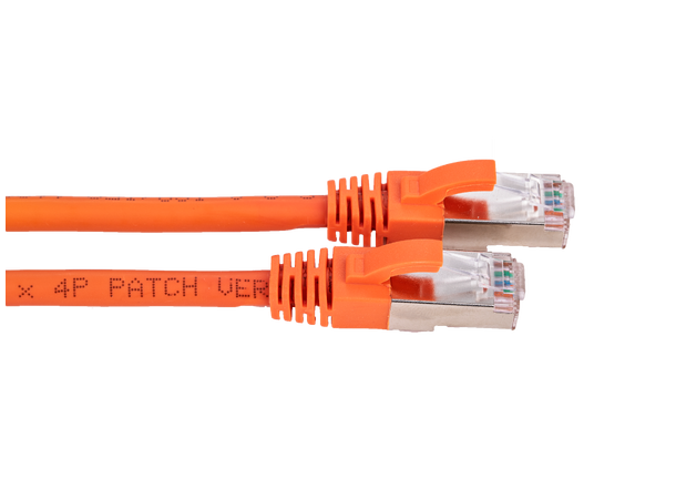LinkIT S/FTP Patch Cat.6a orange 1.5m AWG 26/7 | LSZH | Snagless