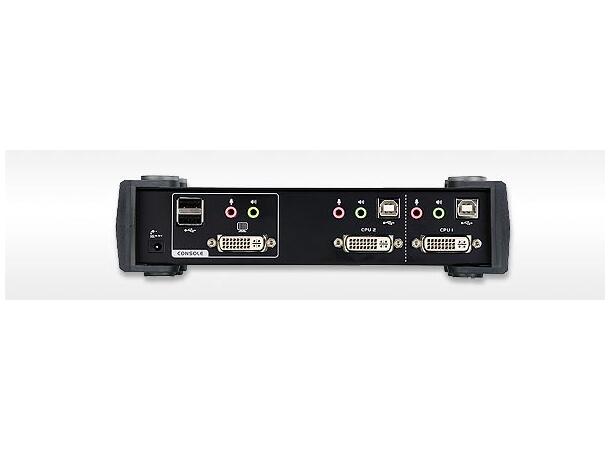 Aten KVM  2-PC 1-User CS1762A Switch Box | DVI-I | USB | Incl.cables