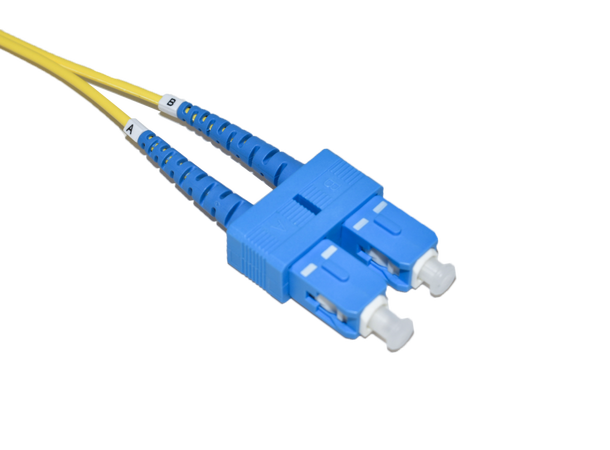 LinkIT fibersnor OS2 LC/SC 25m Duplex | SM | LSZH | Yellow