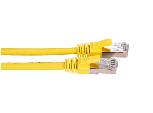 LinkIT S/FTP Patch Cat.6a gul 0.5m AWG 26/7 | LSZH | Snagless