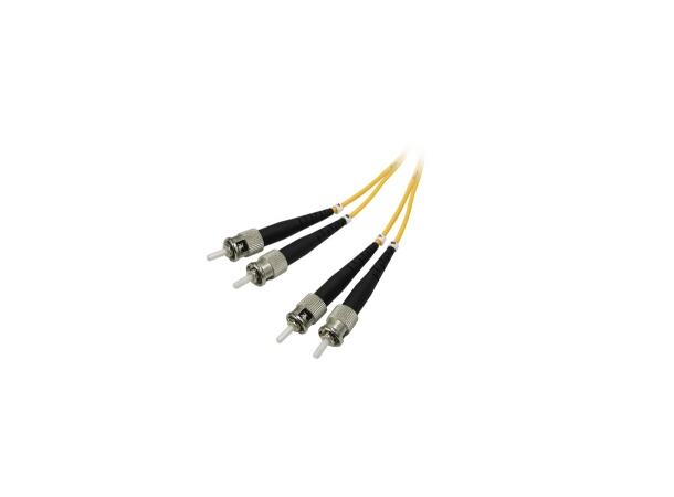LinkIT fibersnor OS2 ST/ST 1.5m Duplex | SM | LSZH | Yellow