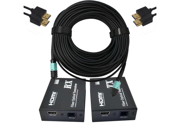 Stoltzen MPO Single Ekstender Kit 30 m 1x HDMI 2.0 4K60 18Gbps
