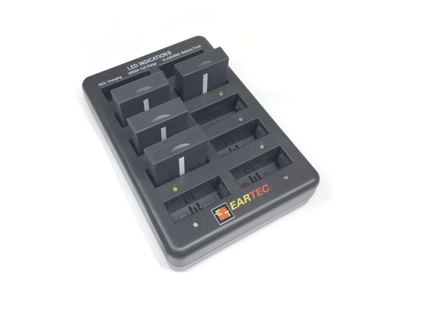 Eartec Ultralite Charger 10x Batteries 10 Port Battery Charger