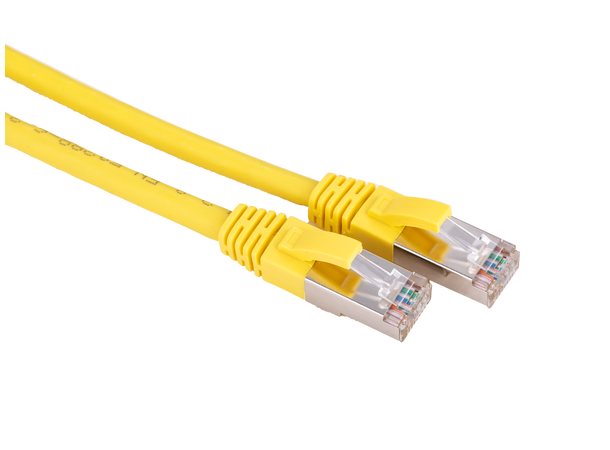 LinkIT S/FTP Patch Cat.6a gul 1.5m AWG 26/7 | LSZH | Snagless