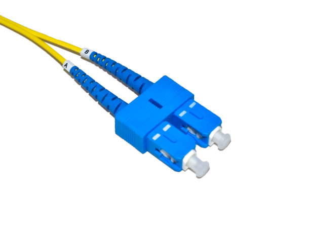 LinkIT fibersnor OS2 SC/FC 2m Duplex | SM | LSZH | Yellow
