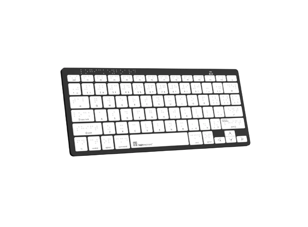 Logickeyboard Braille BT MAC UK Mac Bluetooth Mini