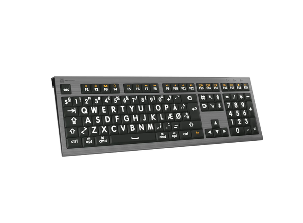 Logickeyboard XLPrint ASTRA 2 MAC W/B DK Mac Backlit ASTRA