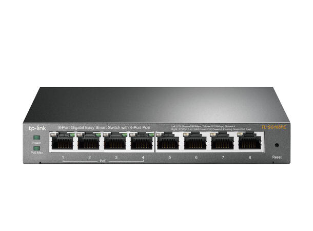 TP-Link Switch TL-SG108PE 8-Port PoE+ Easy Smart
