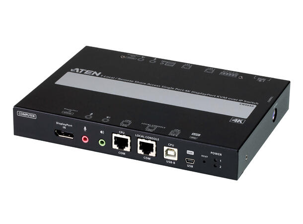 Aten KVM IP on the NET CN9950 Kobles til 1-PC eller KVM, Displayport
