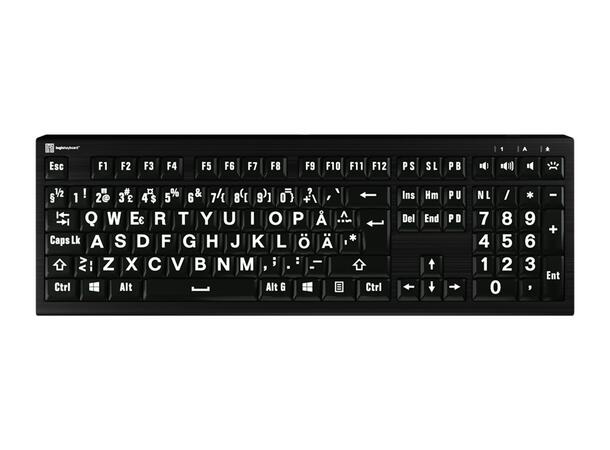 Logickeyboard XLPrint ASTRA 2 PC W/B SE PC Backlit ASTRA