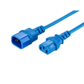 LinkIT strømkabel C13/C14 blå 0,5m PVC | 3 x 1,00 mm² | H05VV-F