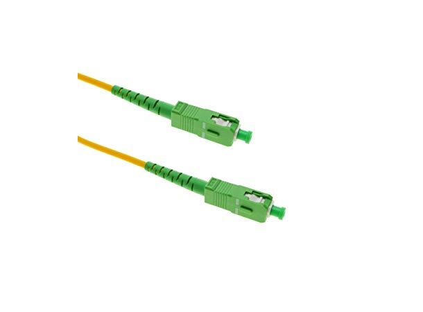 LinkIT fibersnor OS2 SC-APC/SC-APC 3m Simplex | SM | LSZH | Yellow