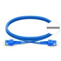 LinkIT Fiberpatch armert OS2 SC/SC  30 m Flettet stålkappe 9/125 duplex LSZH blå