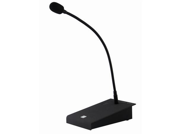 Audac Basemikrofon APM101mkII Paging Bord Electret 1 sone RJ45 Bus 