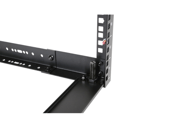 Caymon OPR309A/B  Rack frame Open Black 9U 19"adjustable 30-45cm depth