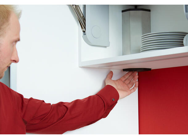 EVOline® V-Port 3x stikk Sort & Børstet Aluminium 