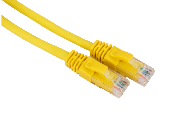 LinkIT Patch U/UTP Cat6 gul 0.3m AWG 24/7 , LSZH 