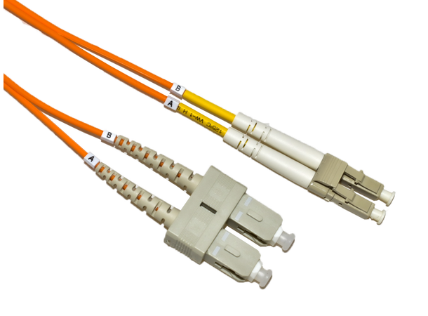 LinkIT fibersnor OM1 LC/SC 0.5m Duplex | MM | LSZH