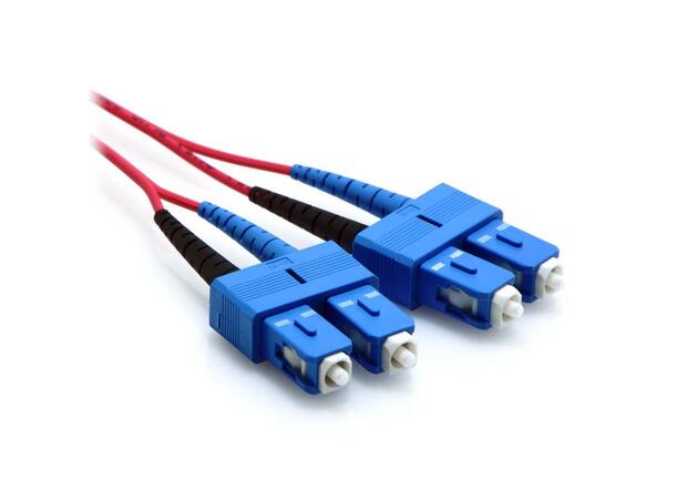 LinkIT fibersnor OS2 SC/SC 10m Duplex | SM | LSZH | Red