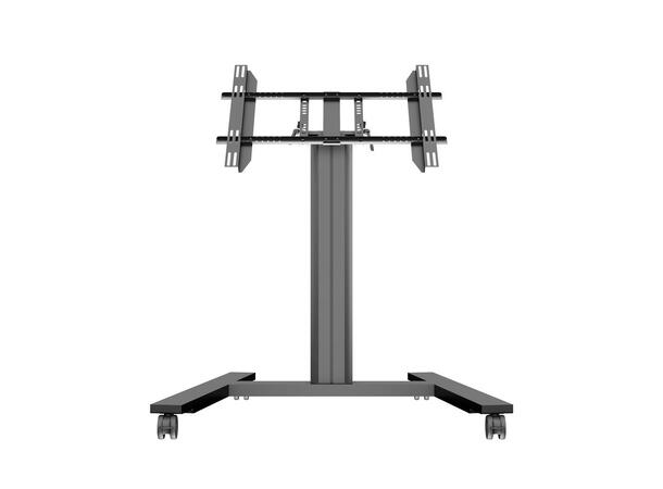 Multibrackets Gulvtralle 110 Tilt&Table Sort, 80Kg, 700x400, 32-55" 