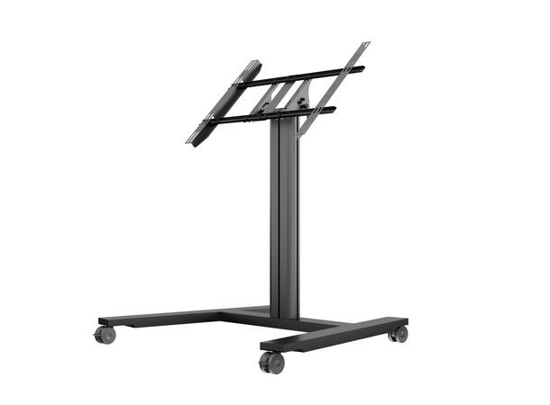 Multibrackets Gulvtralle 110 Tilt&Table Sort, 80Kg, 700x400, 32-55" 