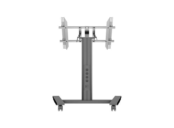 Multibrackets Gulvtralle 110 Tilt&Table Sort, 80Kg, 700x400, 32-55" 