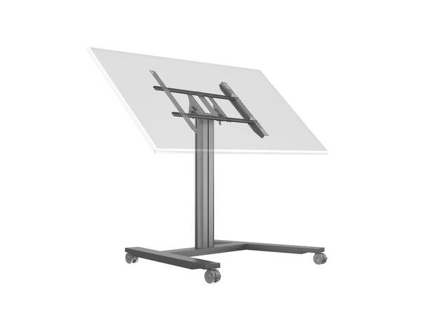 Multibrackets Gulvtralle 110 Tilt&Table Sort, 80Kg, 700x400, 32-55" 