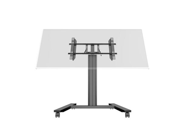 Multibrackets Gulvtralle 110 Tilt&Table Sort, 80Kg, 700x400, 32-55" 