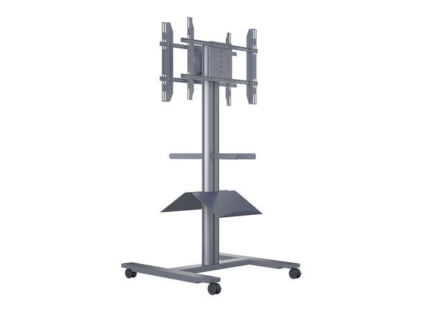 Multibrackets Gulvtralle 180 B2B Sølv,2x40Kg, 800x500, 55-80" 