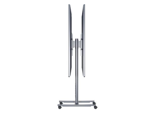 Multibrackets Gulvtralle 180 B2B Sølv,2x40Kg, 800x500, 55-80" 