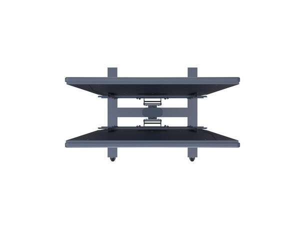 Multibrackets Gulvtralle 180 B2B Sølv,2x40Kg, 800x500, 55-80" 