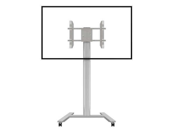 Multibrackets Gulvtralle 180 HD Single Sølv, 60Kg, 800x500, 55-80" 