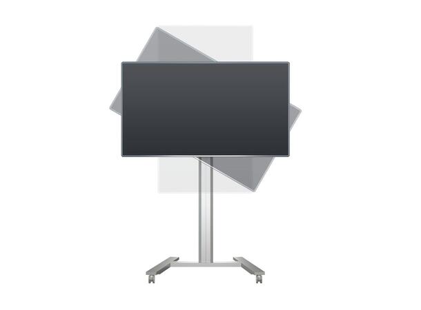 Multibrackets Gulvtralle 180 HD Single Sølv, 60Kg, 800x500, 55-80" 