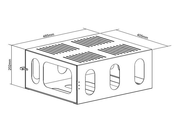 Multibrackets Projektor stål kasse HD Beskyttelses kasse for projektor