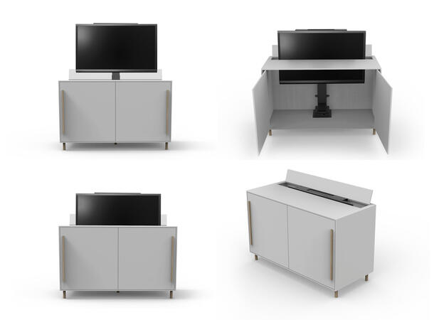 Multibrackets TV heis motorisert Large Svart,600x400, 50Kg, 37-65" 