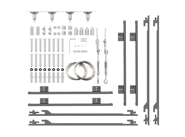 Multibrackets Vajerfeste gulv/tak B2B Maks VESA 600x400, 50Kg, 6m 