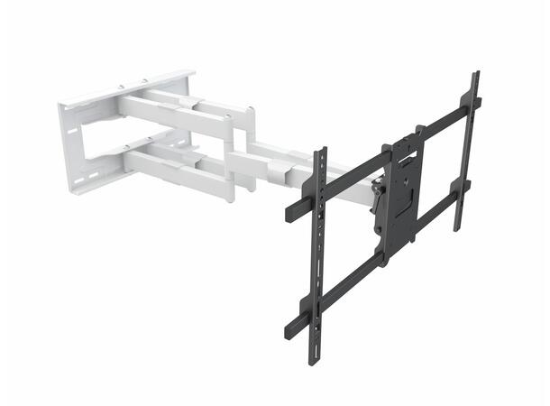 Multibrackets Veggfeste long reach HD Hvit, VESA 800x400, 60kg, 91cm, 50-90" 