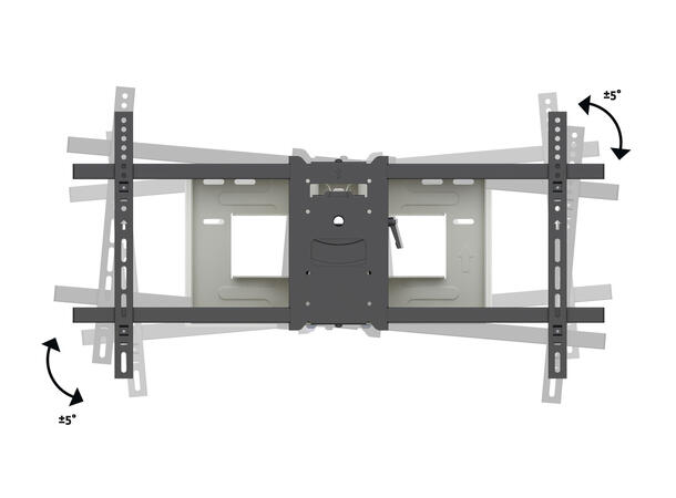 Multibrackets Veggfeste long reach HD Hvit, VESA 800x400, 60kg, 91cm, 50-90" 