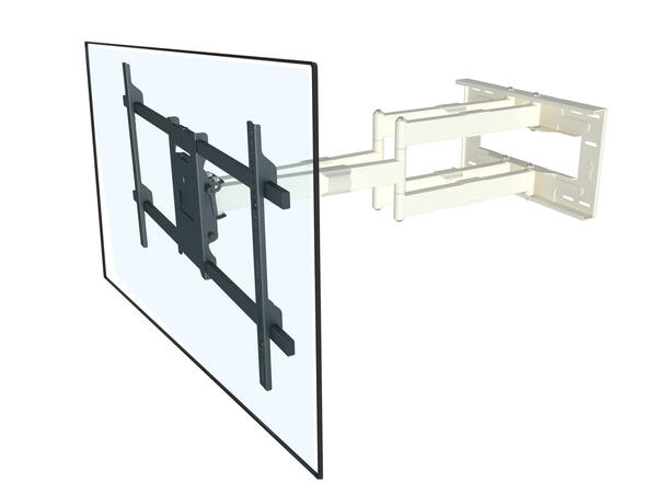 Multibrackets Veggfeste long reach HD Hvit, VESA 800x400, 60kg, 91cm, 50-90" 