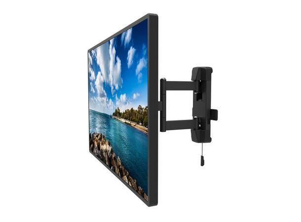 Multibrackets Veggfeste motion Outdoor Sort, 20Kg, maks vesa 200x200 