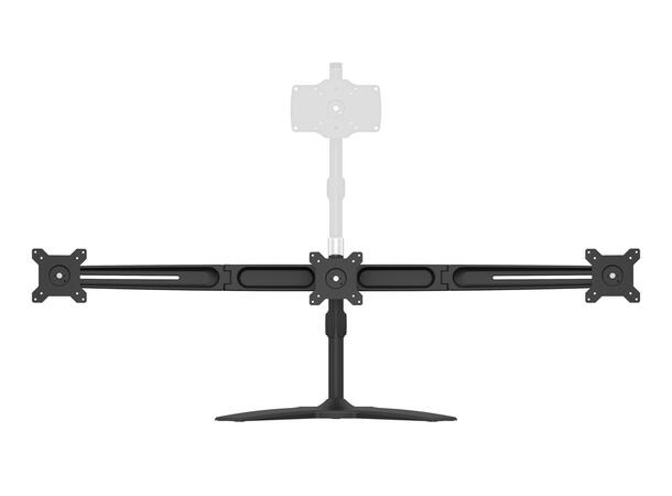 Multibrackets bordstativ, triple 15-24" 3 X 15"-24" Maks 24kg, maks Vesa 100x100 