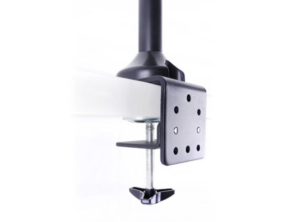 Multibrackets bordstativ gass arm dual Sort , VESA 75, 100, 20Kg, 15-32" 