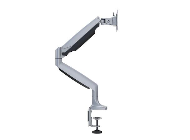 Multibrackets bordstativ gass arm single Sølv , VESA 75-100, 15-27", 9Kg 